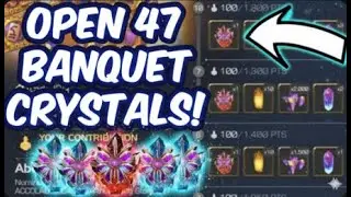 Massive 47x Banquet Crystal Opening! Titan Pulls & God Tiers Incoming? | MCOC