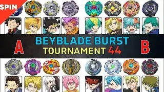 Beyblade Burst God Tournament 44 Group A through B of the 32nd 베이블레이드 버스트 갓 토너먼트 44회 ベイブレードバースト
