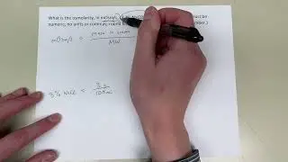 Naplex Practice Calculations (level difficulty: medium): Osmolarity