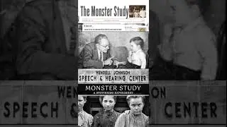 The Speech Experiment That ruined the life of orphan kids- Monster Study (1939). Read👇#DarkScience