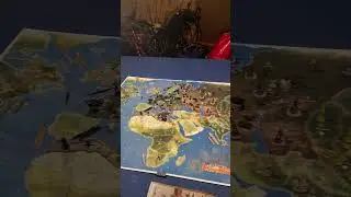 Axis & Allies 50th anniversary set up in the War Room