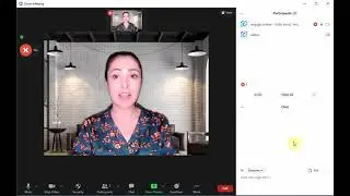 Zoom welcome & engagement tools tour guide for your attendees (Zoom meeting controls)