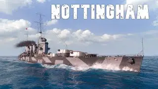 World of WarShips Nottingham - 5 Kills 219K Damage