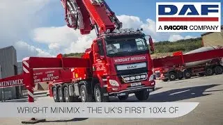 DAF Trucks UK | Introducing the UK's first 10x4 DAF CF with Wright Minimix