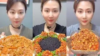 Chinese Colorful Fish Roe & Spicy Seafood ASMR | Crunchy Eating Sounds #67