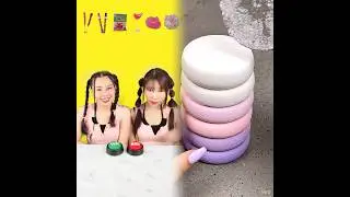 YES✅ or NO❌ eating challenge Color food #mukbang  #shorts