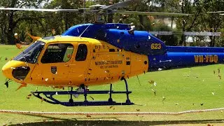 Helitack 671 & Firebird 623 at DFES Air Base, Gingin WA, 2 Jan 2021