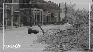 Snow, ice cover parts of the United States