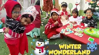 🎄❄️ মেয়ের স্কুলে Winter Wonderland | Christmas Party Special 🎅✨