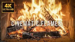 🔥 Stillfire | 10 Hours of Cinematic Flames | Active Beech Firelight for Focus & Relaxation | 4K UHD