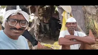 शेळ्या चारताना जंगलात राहणाऱ्या कोलाम आजोबाच्या झोपडीत गेलो, आजोबांसोबत मनमोकळ्या गप्पागोष्टी