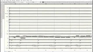Symphony in d minor, Second movement