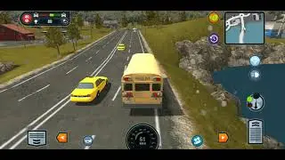 Left hand drive school bus - Negotiating roundabouts(1)