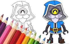 How to Draw Brawl Stars | Wizard Barley | Step-by-Step