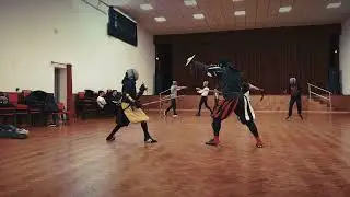 Sword and Buckler Sparring - Miguel vs Rui