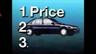 Tony Honda Pearl Ridge 1993 Commercial