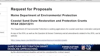 New grant aims to restore Maine's coastal sand dunes