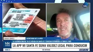 CARLOS TORRES | LA LICENCIA DIGITAL YA ES V&Aacute;LIDA EN SANTA FE Y BUSCAN EXTENDERLA A TODO EL PA&Iacute;S
