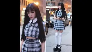 Belt Buckle Pleated Skirts Women High Waist Patchwork Mini Skirt Streetwear Gothic Punk Skirt