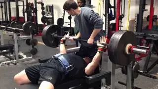Erik V. Schlick: Raw Bench 412.2 pounds for 1 rep