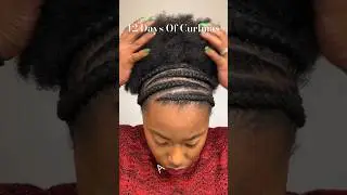 Natural Hair | Zig Zag Cornrow Hairstyle #blackhairstyles #type4hair