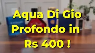 Aqua Di Gio Profondo in Rs 400 ‼️ 😮😲🙀