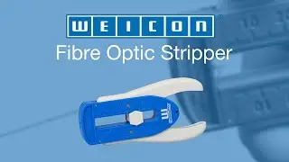 Easy stripping of fibre optic primary coatings 200 - 250 &mu;m | WEICON TOOLS Fibre Optic Stripper