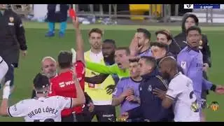 Jude Bellingham red card vs Valencia - Real madrid 2-2 Valencia 2-3-2024