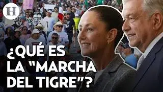 &iexcl;J&oacute;venes apoyan a la 4T! Convocan a la &ldquo;Marcha del Tigre&rdquo; para mostrar apoyo a Claudia Sheinbaum