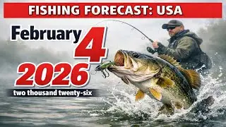 FISHING FORECAST in the USA for February 4, 2026! Dont Miss Out!