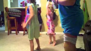 Delaney, pam and barlow dancing