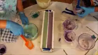 Opposite Gradients  in Cold Process Soap