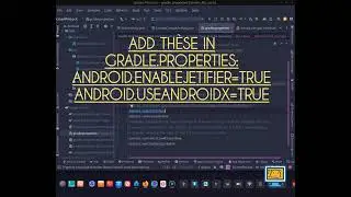 How to fix 'android.useAndroidX=true' but property is not enabled error