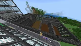 Building another office building in the vacation biome in my survival world (part 7) | Minecraft