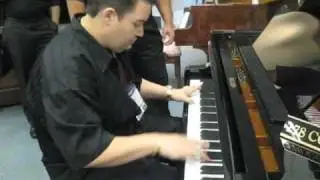 NAMM 2009 Ryan Ahern at Seiler Pianos
