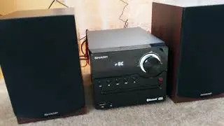 Sharp xl-b512 (br), mini hifi system