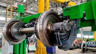 Modern Coach Factory !Bogie shop. working process vlog