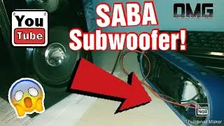 Sony srs xb20 Powering SABA Subwoofer!