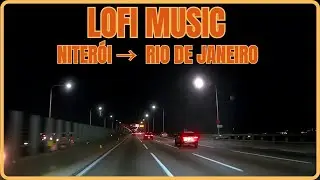 Rio Night Drive: Crossing the Bridge from Niterói 🌃✨