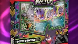 UNBOXING MEGA GENGAR EX BATTLE DECK EN ESPAÑOL #gengar #pokemoncards 