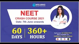 NEET 2021 CRASH COURSE | LIVE DISCUSSION | JUNOON | Intelligence Career Institute