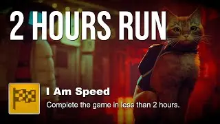 Stray. Clumsy unlocking of I Am Speed Achievement.