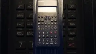 Casio FX 82mms Display text brightness settings