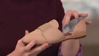 ED Ellen DeGeneres Leather Pointed-Toe Flats - Kizi on QVC