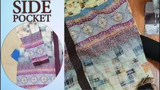 সাইড পকেট লাগানো | Side Pocket Lagano | How to sewing side pocket #kurtipocket