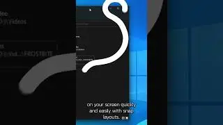 Windows Snap Layouts #shorts #Windows11 #Dell
