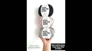 Wool and the Gang Crazy Sexy Wool and Crazy Sexy Wool Funfetti Swatches