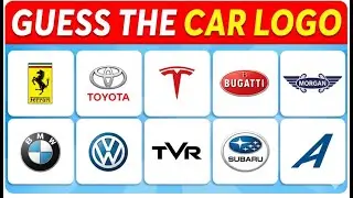 Guess The Car From The Logo | (Only 1% Can!) 🏎️🔥#quiz #trivia #challenge