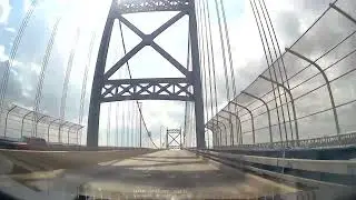Dash Cam | Anthony Wayne Bridge - High Level Bridge In Toledo, Ohio