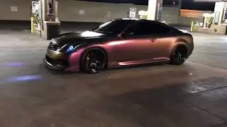 G37 Matte Oracal Aubergine Bronze Walkaround